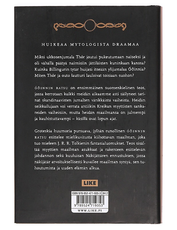 O?ðinnin ratsu : skandinaaviset jumaltarut - Sumari, Anni - Romaanit ja novellit - 10105466849 - 1