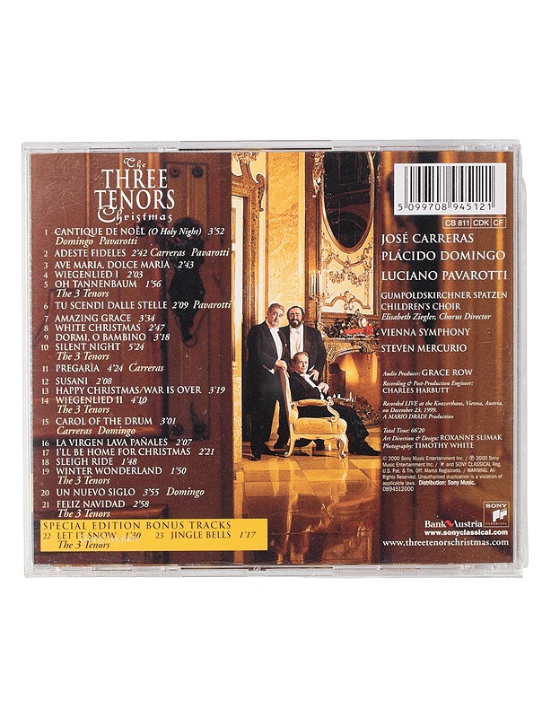 The Three Tenors: Christmas - CD - CD-levyt - 10105466871 - 1