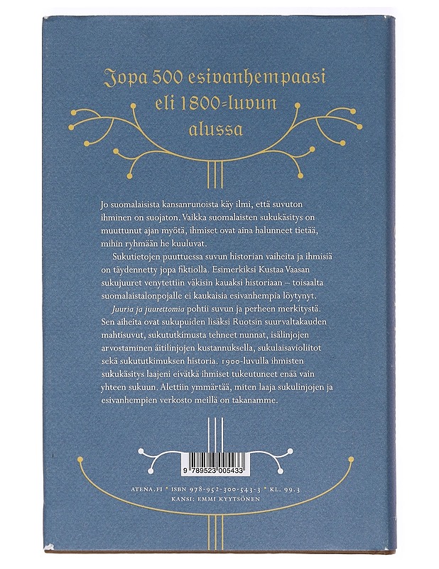 Juuria ja juurettomia : suomalaiset ja suku keskiajalta 2000-luvulle - Tiina Miettinen - Elämäkerrat ja muistelmat - 10105466873 - 1