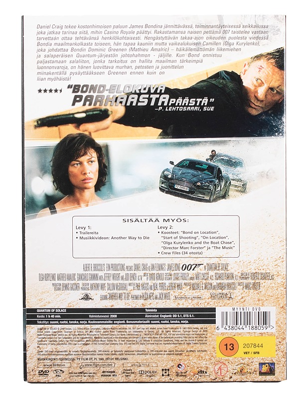 007 Quantum of Solace - DVD - DVD-elokuvat - 10105466876 - 1