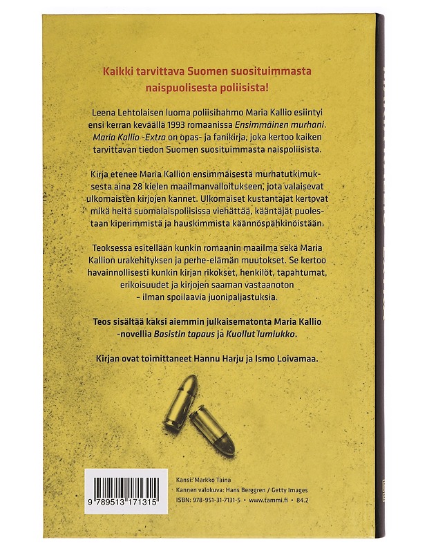 Maria Kallio -extra : kevyttä ja vakavaa Leena Lehtolaisen komisariosta - Harju, Hannu - Jännitys ja dekkarit - 10105466899 - 1