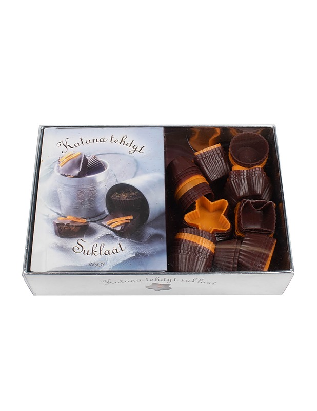 Suklaakonvehtimuotit ja kirja : Kotona tehdyt suklaat - Muut astiat - 10105466972 - 0