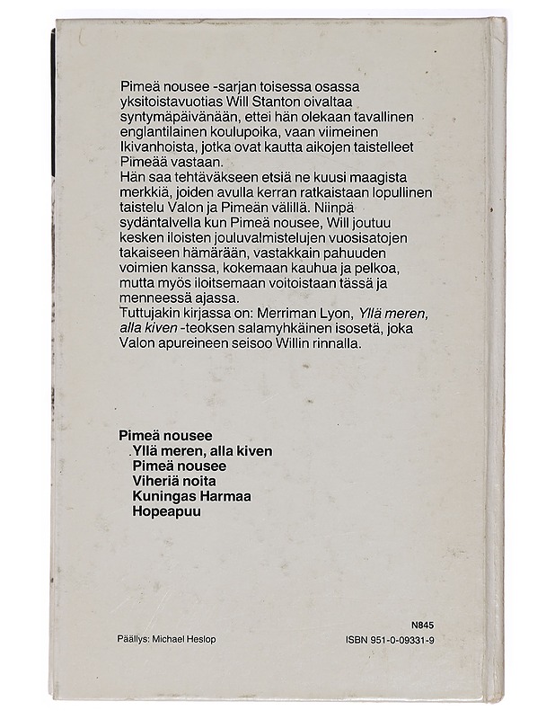 Pimeä nousee - Cooper, Susan - Fantasia- ja scifi - 10105466967 - 1