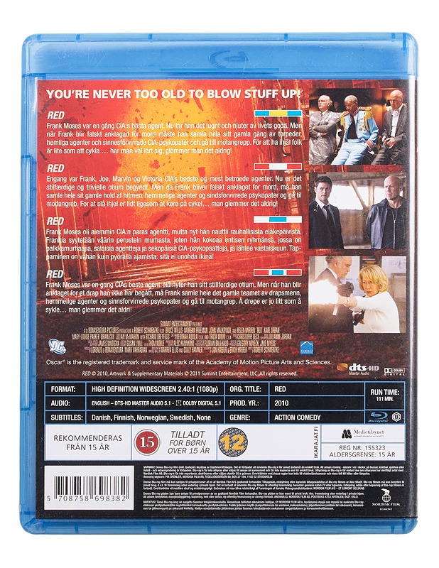 Red - Blu-Ray - Blu-ray-levyt - 10105466978 - 1