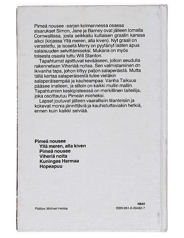 Viheriä noita - Cooper, Susan - Fantasia- ja scifi - 10105466979 - 1