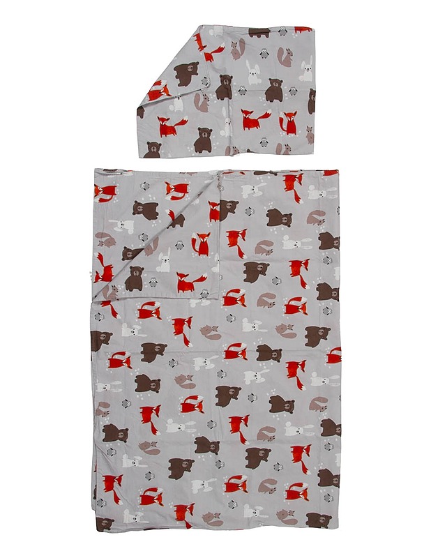 PENTIK Metsänväki pussilakanasetti, 110 x 155 cm - Liinavaatteet - 10105466982 - 0