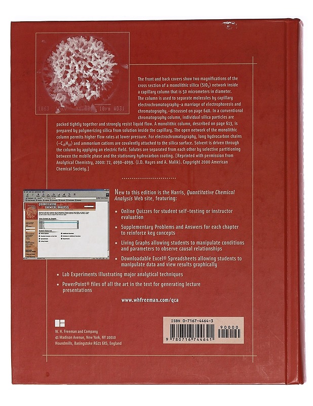 Quantitative chemical analysis - Daniel C. Harris - Tietokirjat ja oppaat - 10105467014 - 1