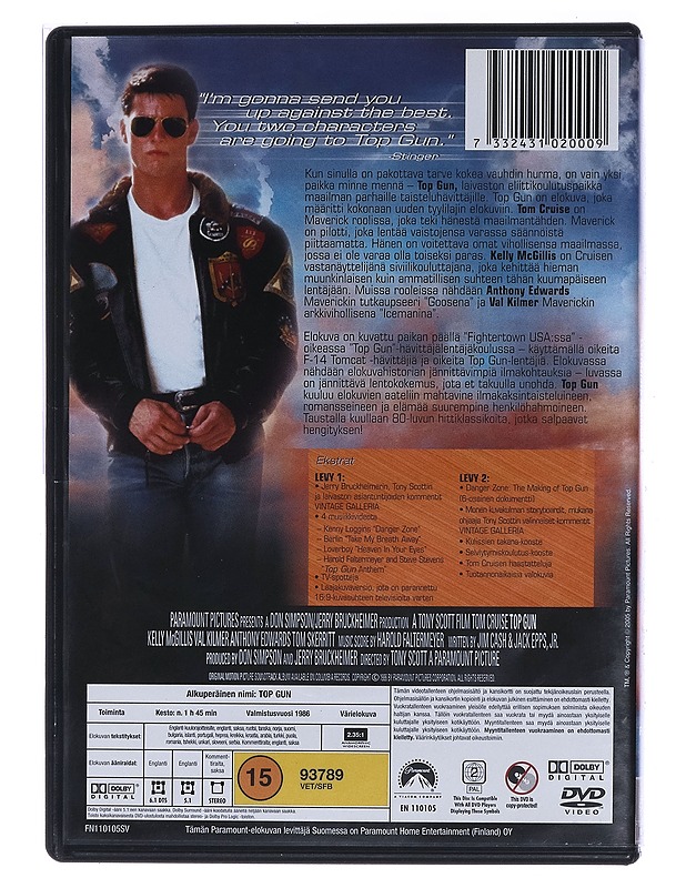 Top Gun - DVD - DVD-elokuvat - 10105467067 - 1