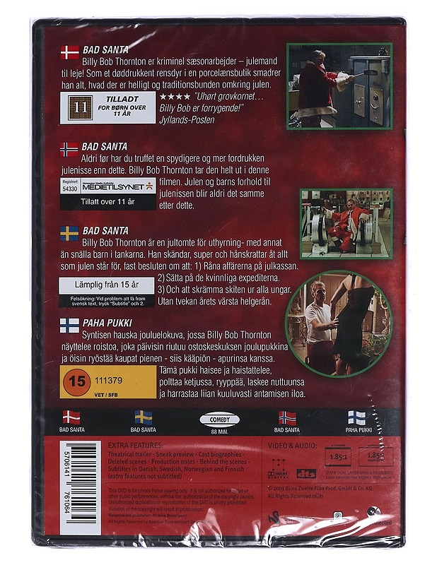Bad Santa - DVD - DVD-elokuvat - 10105467071 - 1