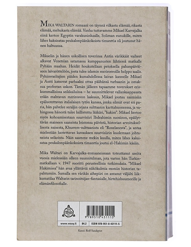 Mikael Hakim - Mika Waltari - Kirja lahjaksi - 10105467094 - 1