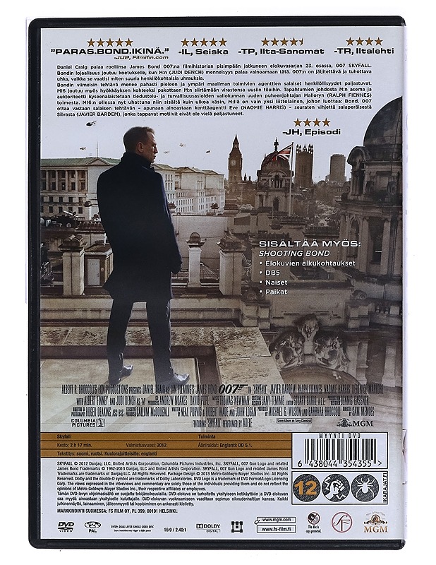 Skyfall - DVD - DVD-elokuvat - 10105467096 - 1