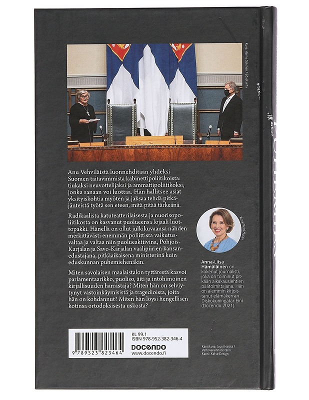 Rouva puhemies : Anu Vehviläisen elämä ja ura - Anna-Liisa Hämäläinen - Elämäkerrat ja muistelmat - 10105467127 - 1