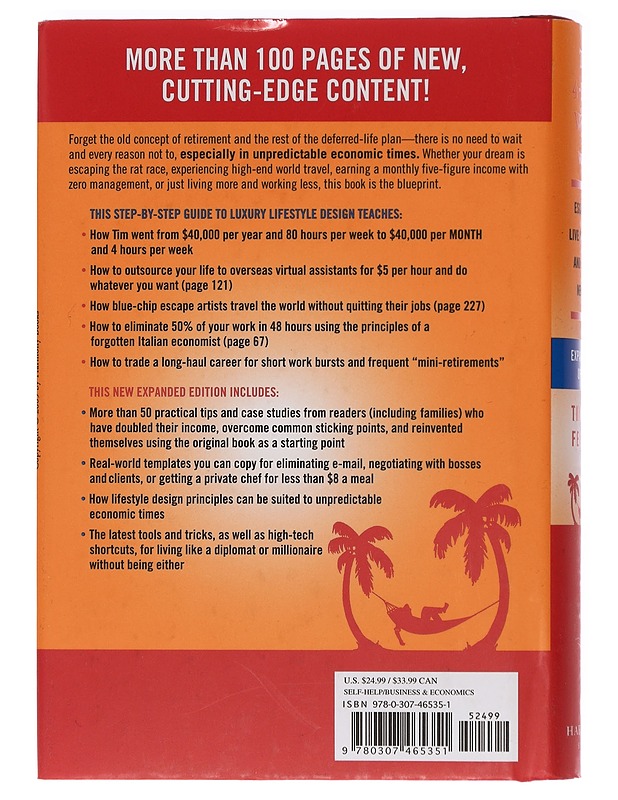 The 4-hour workweek : escape 9-5, live anywhere, and join the new rich - Timothy Ferriss - Tietokirjat ja oppaat - 10105467170 - 1