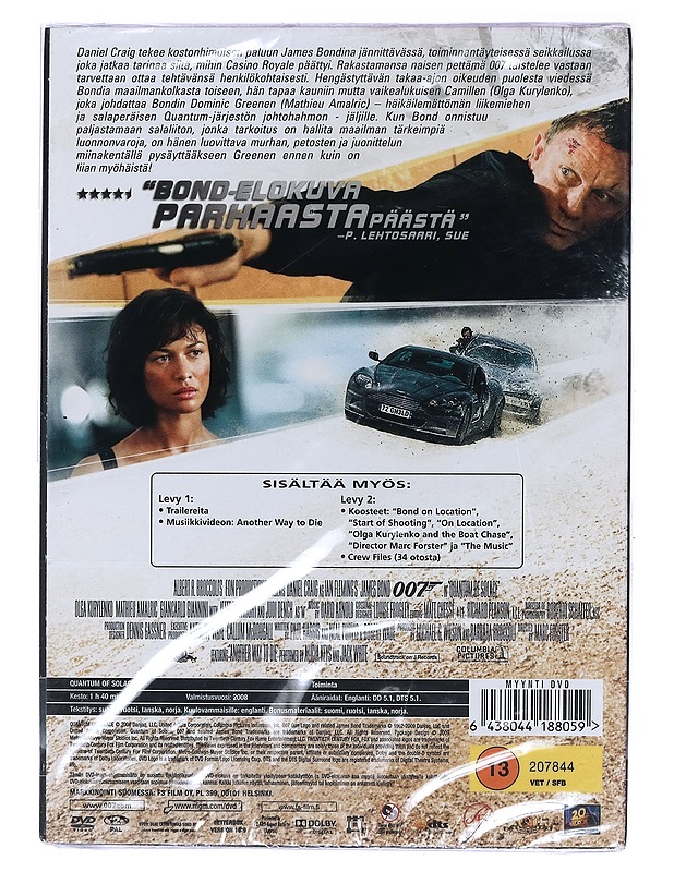 Quantum of Solace - DVD - DVD-elokuvat - 10105467205 - 1