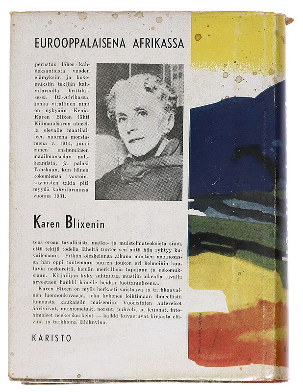 Eurooppalaisena afrikassa - Karen Blixen - Historiakirjat - 10105467224 - 1