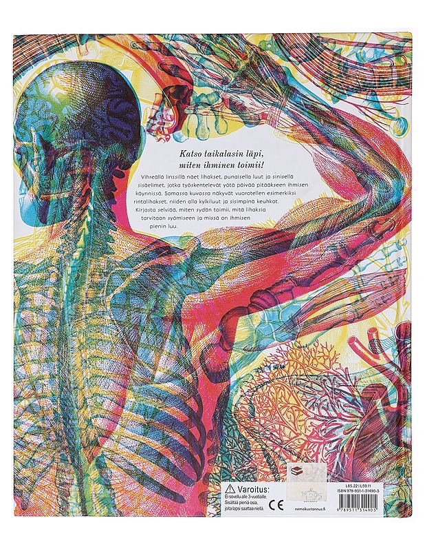 Lihakset, luut ja muut / anatomiaa taikalasin avulla - Carnovsky - Lastenkirjat - 10105467232 - 1