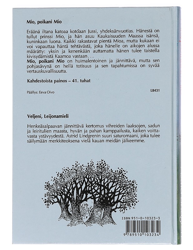 Mio, poikani Mio - Lindgren, Astrid - Lastenkirjat - 10105467248 - 1