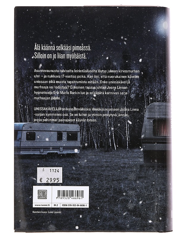 Unissakävelijä : rikosromaani - Kepler, Lars - Jännitys ja dekkarit - 10105467253 - 1