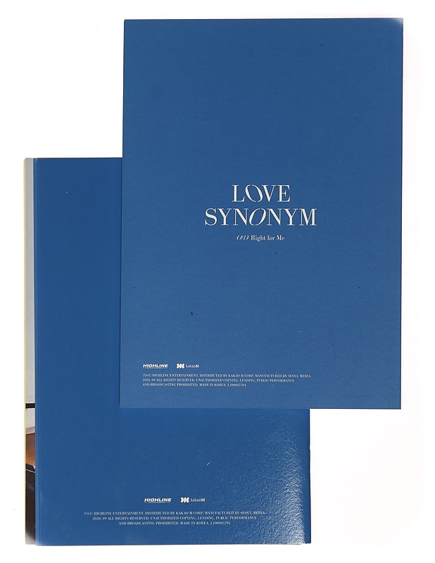 Wonho: Love Synonyme - Right for Me  - Musiikki- ja elokuvakirjat - 10105467259 - 1