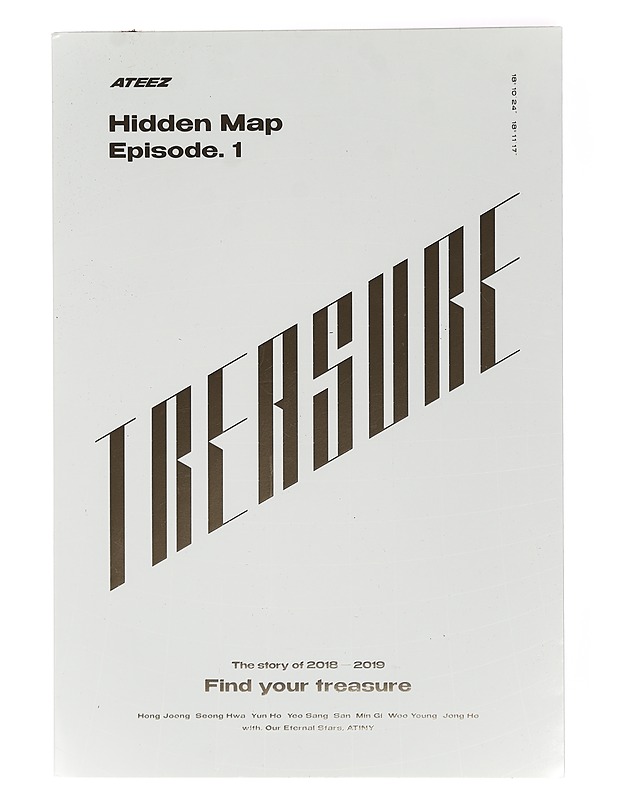ATEEZ: Treasure: Hidden Map Episode 1 - Musiikki- ja elokuvakirjat - 10105467290 - 0