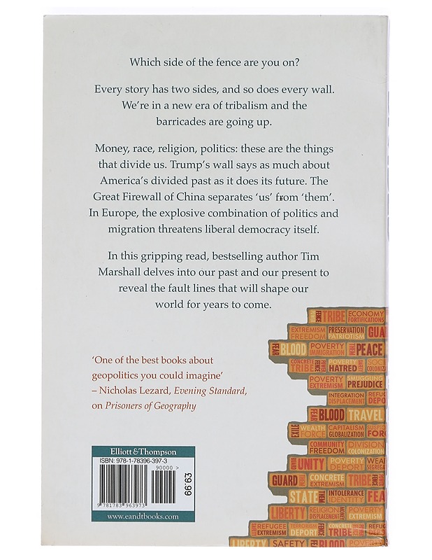 Divided: why we're living in an age of walls - Tim Marshall - Tietokirjat - 10105467313 - 1