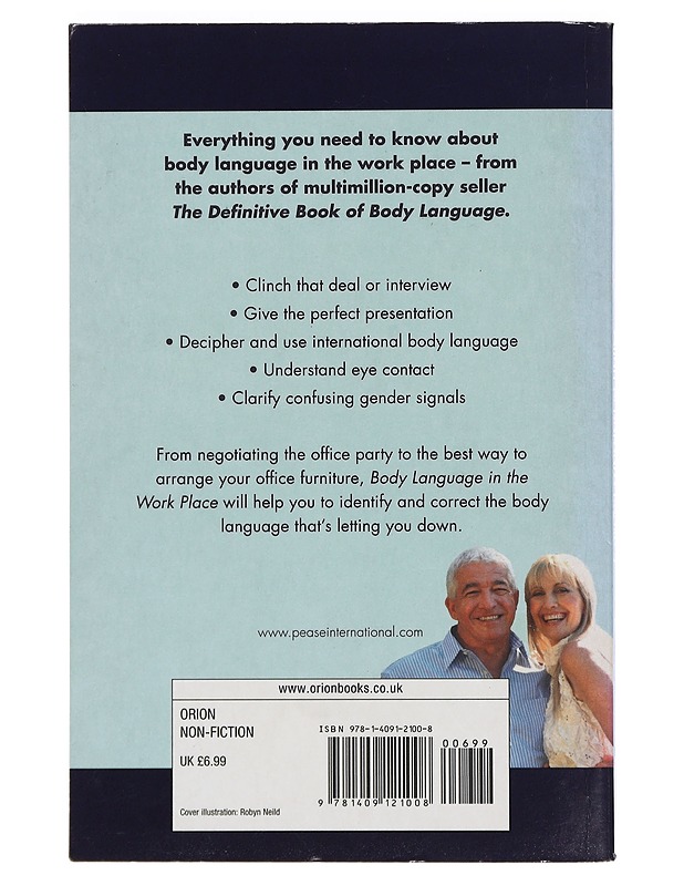 Body language in the work place - allan Pease - Harrastekirjat - 10105467320 - 1