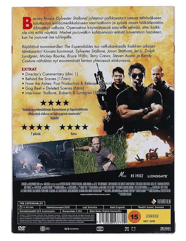 The Expendables - DVD - DVD-elokuvat - 10105467356 - 1