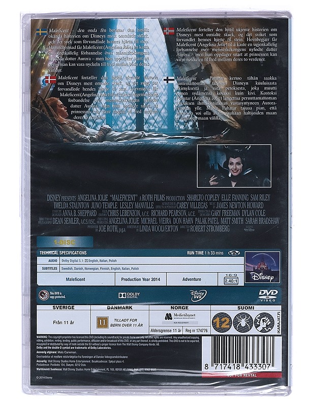 Maleficent - DVD - DVD-elokuvat - 10105467408 - 1