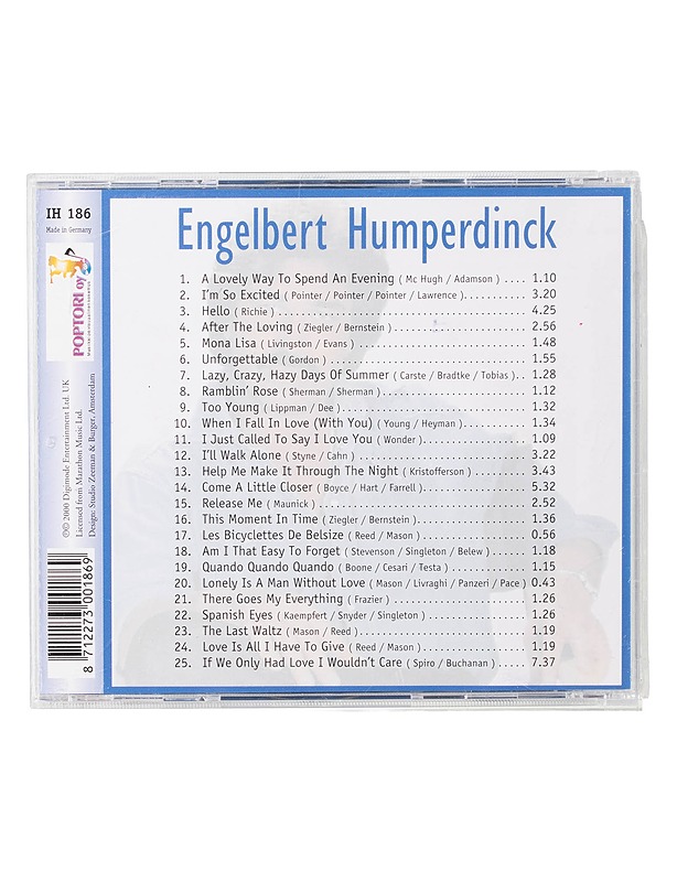 Engelbert Humperdinck: There goes my everything - CD - CD-levyt - 10105467411 - 1