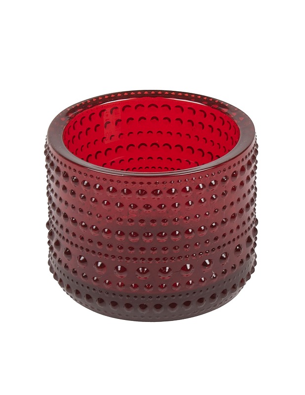 IITTALA Kastehelmi kynttilälyhty, punainen - Designsuosikit - 10105467469 - 0