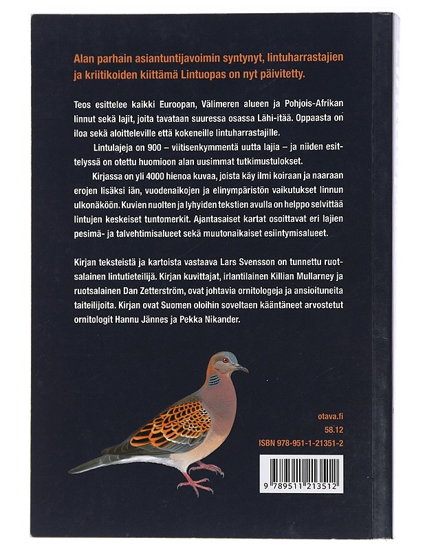 Lintuopas : Euroopan ja Välimeren alueen linnut - Svensson, Lars - Tietokirjat ja oppaat - 10105467474 - 1