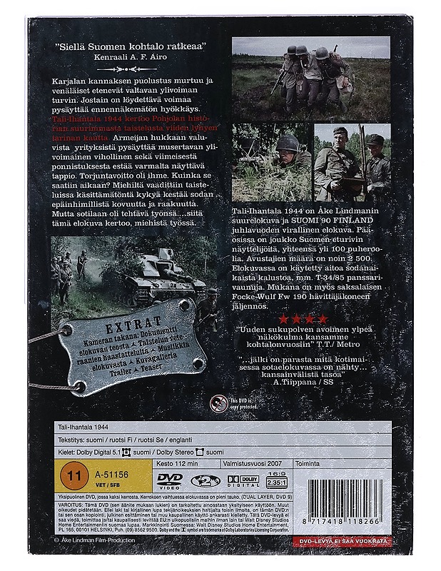 Tali Ihantala 1944 - DVD - DVD-elokuvat - 10105467505 - 1