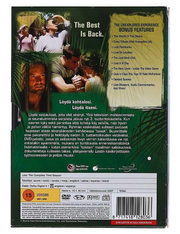 LOST: Kolmas tuotantokausi - DVD - DVD-elokuvat - 10105467531 - 1