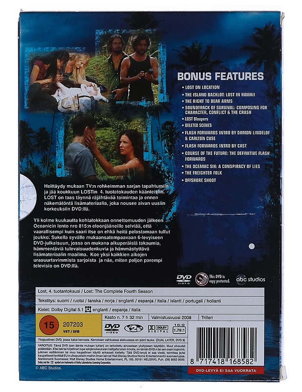 LOST: Neljäs tuotantokausi - DVD - DVD-elokuvat - 10105467534 - 1