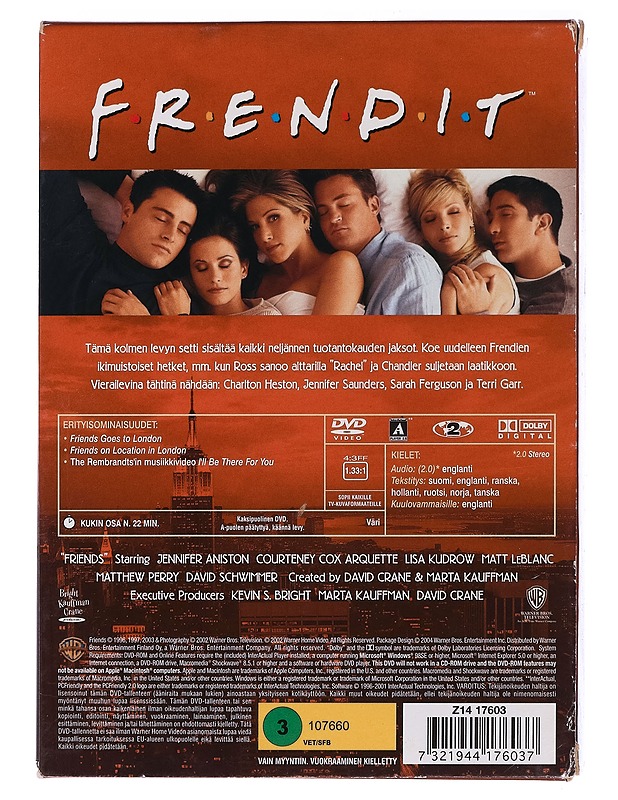 Frendit: Neljäs tuotantokausi - DVD - DVD-elokuvat - 10105467544 - 1