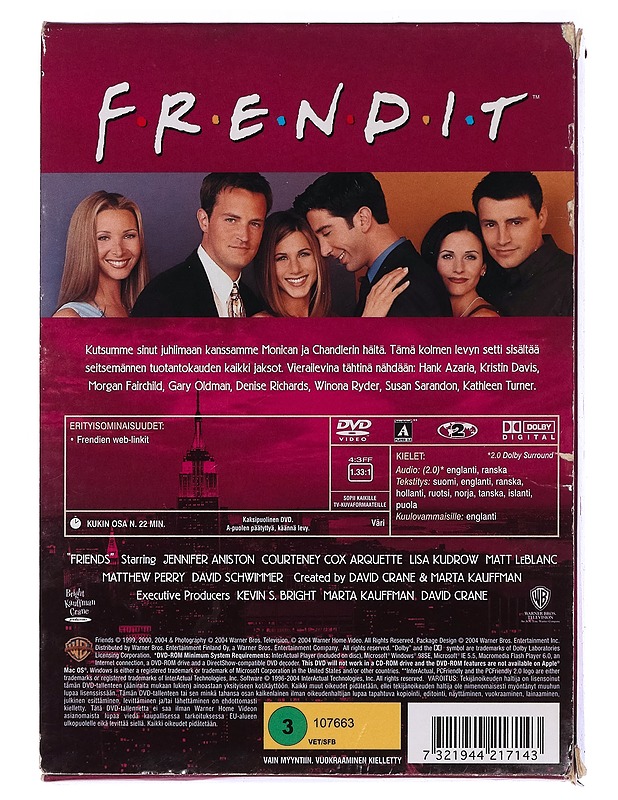 Frendit: Seitsemäs tuotantokausi - DVD - DVD-elokuvat - 10105467548 - 1