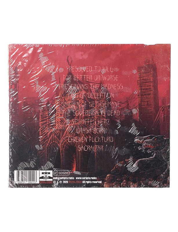 Sarepta: Preserving The Madness - CD - CD-levyt - 10105467612 - 1