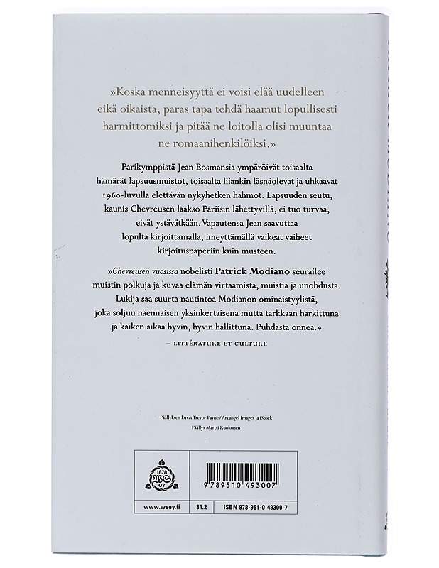 Chevreusen vuodet - Modiano, Patrick - Romaanit ja novellit - 10105467616 - 1