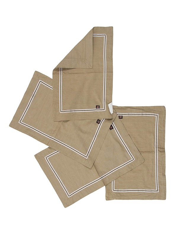 GANT pöytäliina, 4 kpl - 31x47 cm - Pöytäliinat - 10105467647 - 0