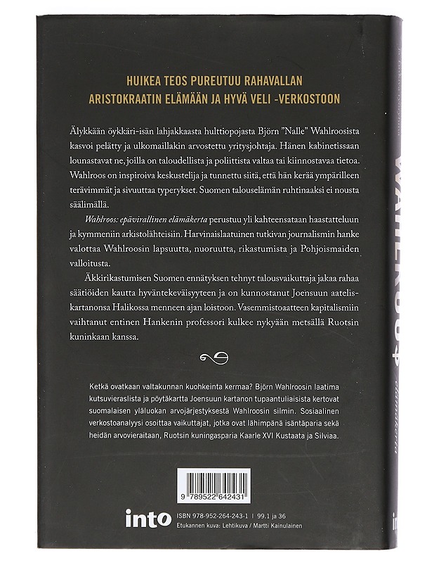 Wahlroo$ : epävirallinen elämäkerta - Pietiläinen, Tuomo - Elämäkerrat ja muistelmat - 10105467651 - 1
