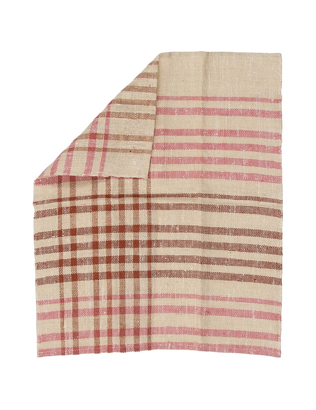 Raidallinen pyyhe/pefletti, 48x58 cm - Pyyhkeet - 10105467701 - 0