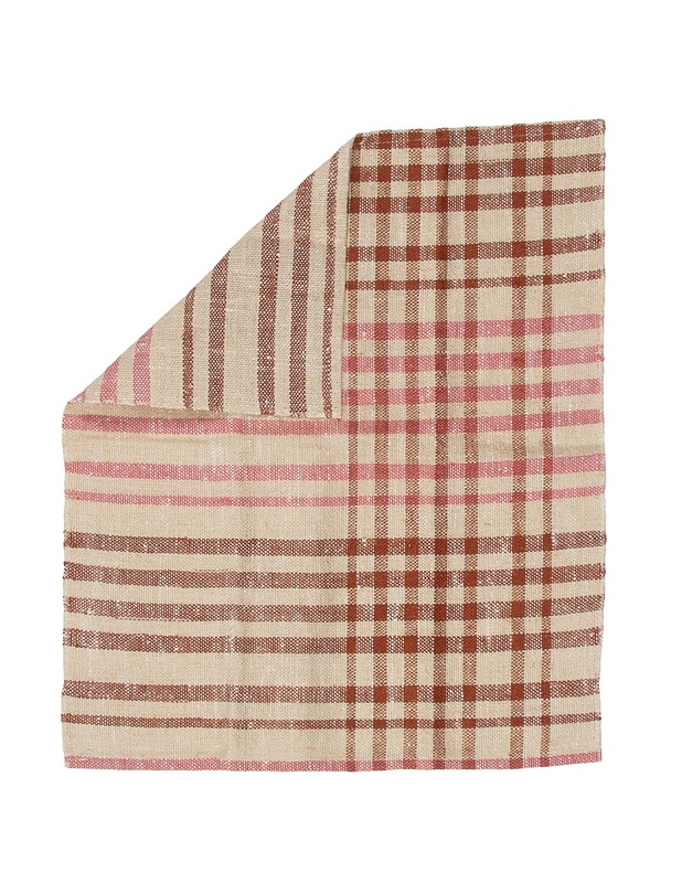 Raidallinen pyyhe/pefletti, 48x58 cm - Pyyhkeet - 10105467704 - 0