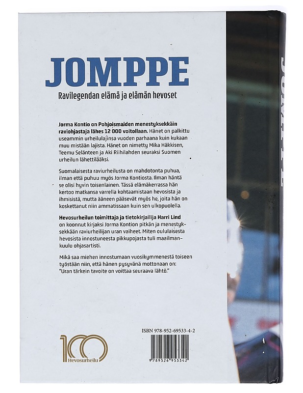 Jomppe : ravilegendan elämä ja elämän hevoset - Harri Lind - Elämäkerrat ja muistelmat - 10105467742 - 1