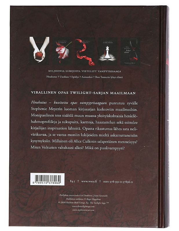 Houkutus : kuvitettu opas vampyyrisaagaan - Meyer, Stephenie - Fantasia- ja scifi - 10105467767 - 1