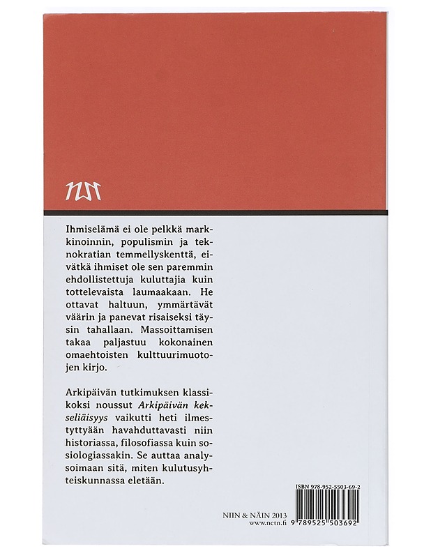 Arkipäivän kekseliäisyys 1, Tekemisen tavat - Certeau, Michel de - Tietokirjat ja oppaat - 10105467814 - 1