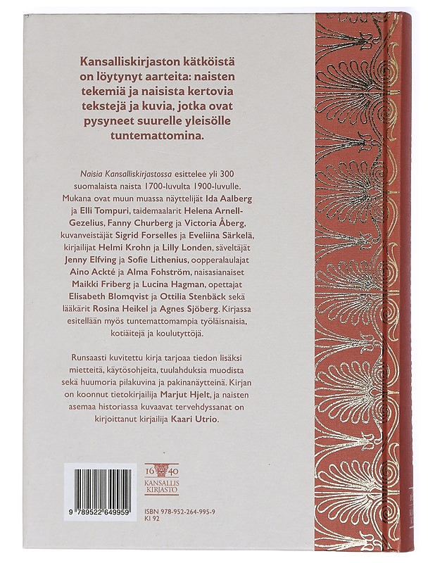 Naisia Kansalliskirjastossa - Hjelt, Marjut (toim.) - Historiakirjat - 10105467837 - 1