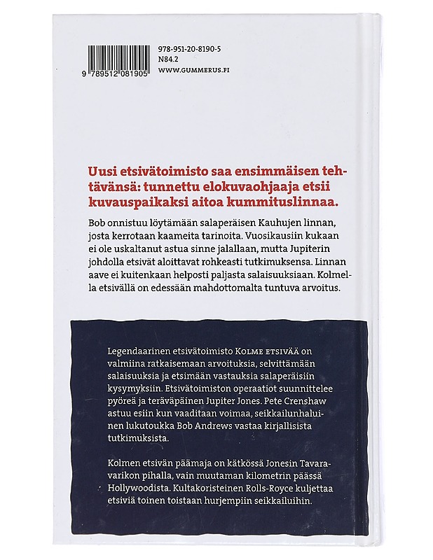 3 etsivää ja kauhujen linna - Arthur, Robert - Jännitys ja dekkarit - 10105467843 - 1