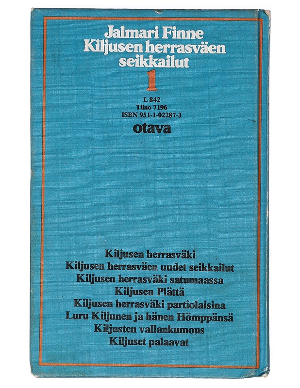 Kiljusen herrasväki - Finne, Jalmari - Lastenkirjat - 10105467845 - 1
