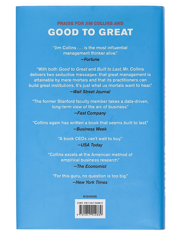 Great by choice : uncertainty, chaos and luck - why some thrive despite them all - Collins, James C. - Tietokirjat ja oppaat - 10105467927 - 1