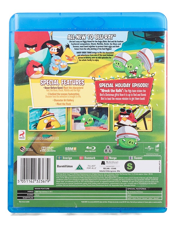 Angry Birds Toons - Blu-Ray - Blu-ray-levyt - 10105468015 - 1